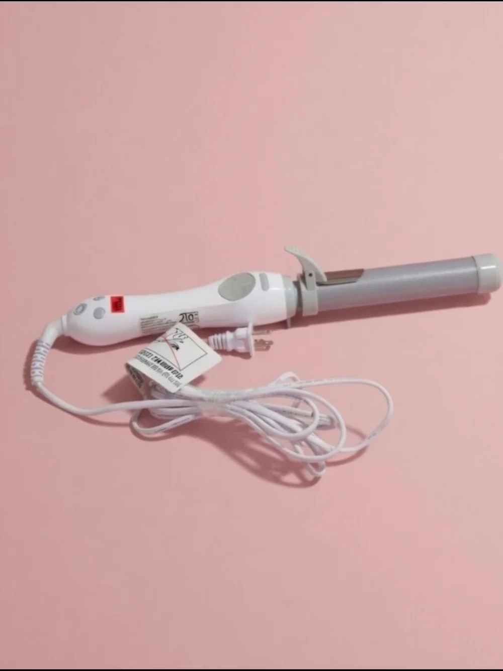 Beachwaver Co S1 Rotating Curling Iron White DV1137/S1 TESTED GREAT Hair Tool